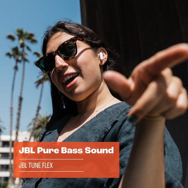 JBL Tune Flex - Auriculares inalámbricos con cancelación de ruido - Imagen 7