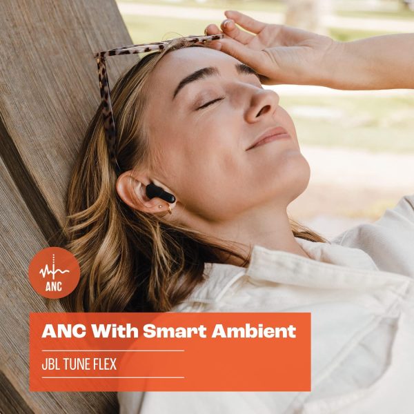 JBL Tune Flex - Auriculares inalámbricos con cancelación de ruido - Imagen 3