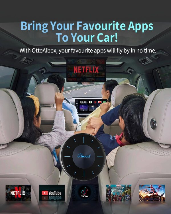 OTTOCAST P3 OttoAiBox - 2024 Android 12 CarPlay AI Box - Imagen 2