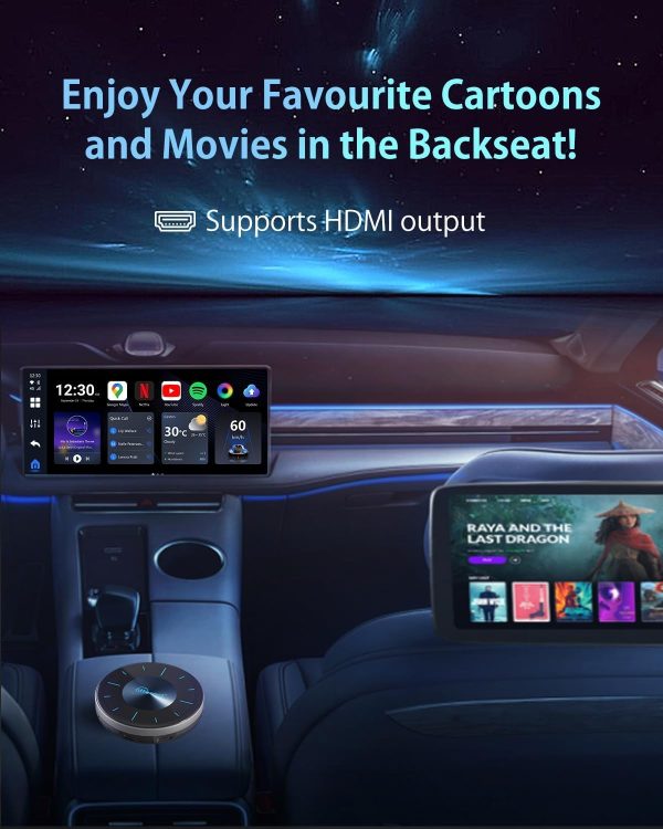 OTTOCAST P3 OttoAiBox - 2024 Android 12 CarPlay AI Box - Imagen 3