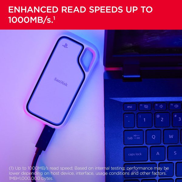 SanDisk Extreme Portable SSD, oficialmente licenciado para PlayStation 5 - Imagen 3