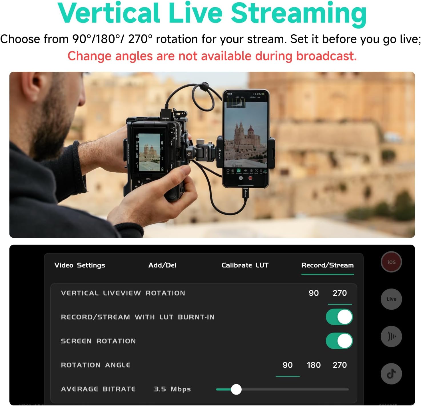 Accsoon Transmisor De Video Inalambrico 4K compatible para Android - Imagen 6