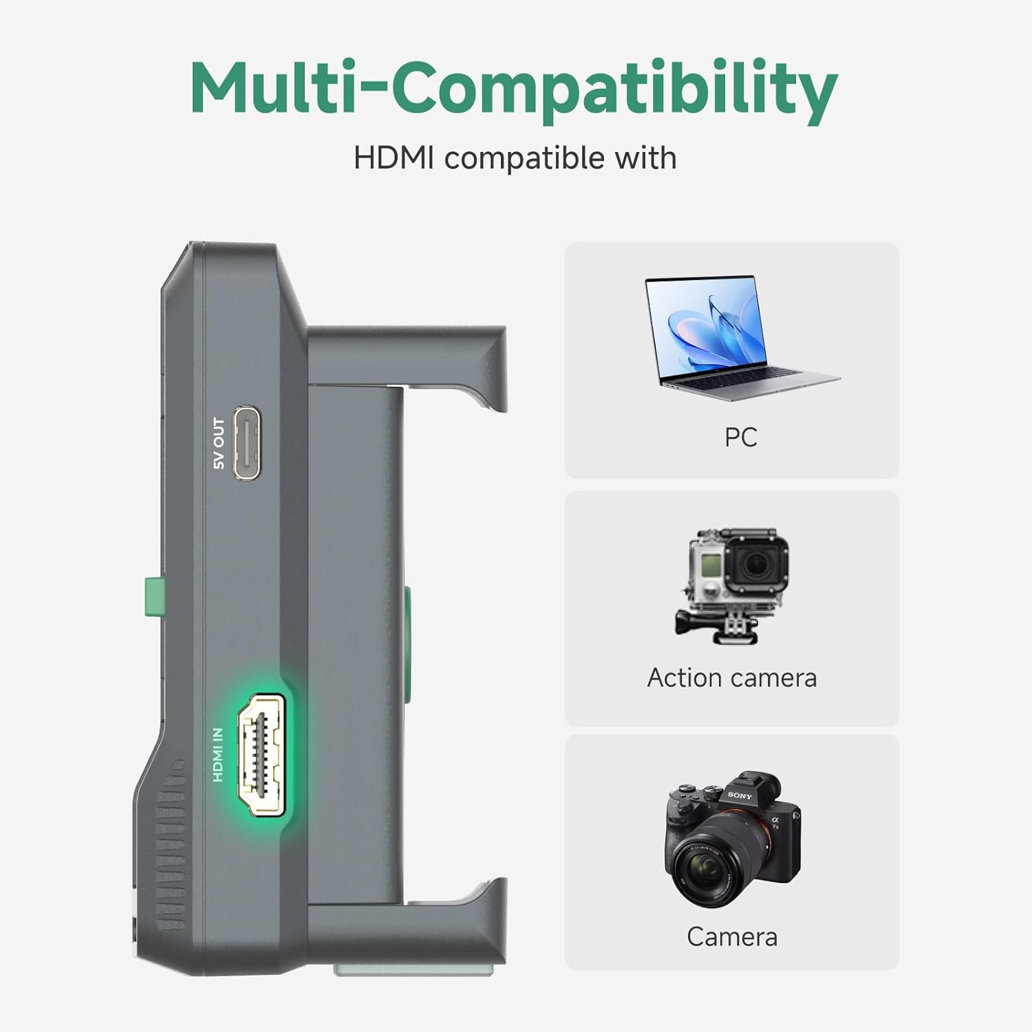 Accsoon Transmisor De Video Inalambrico 4K compatible para Android - Imagen 15