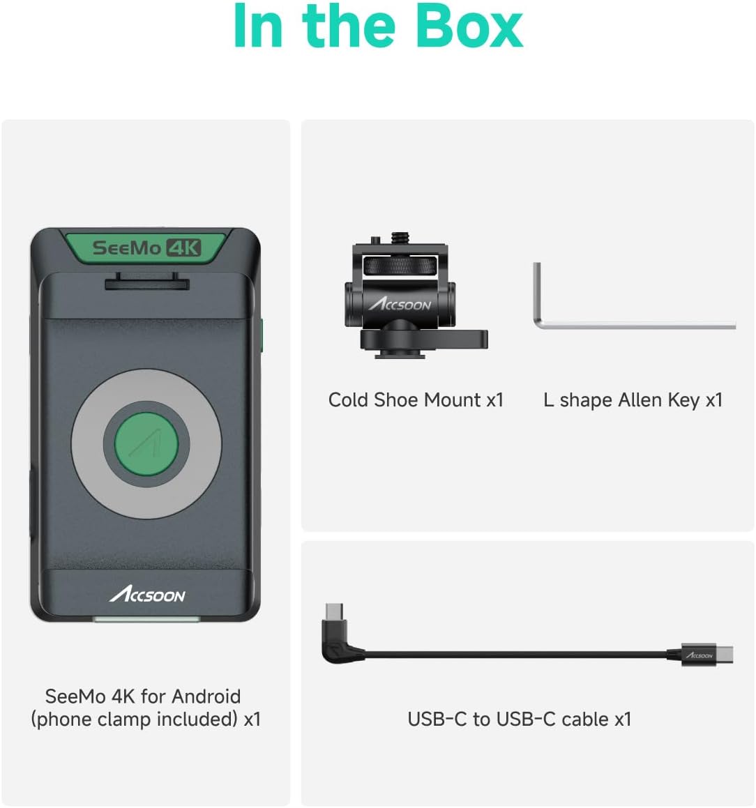 Accsoon Transmisor De Video Inalambrico 4K compatible para Android - Imagen 12