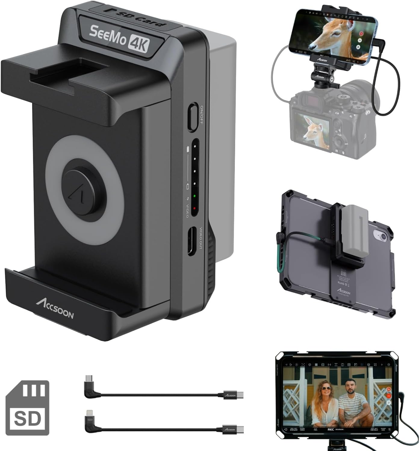 Accsoon Transmisor De Video Inalambrico 4K compatible para Android - Imagen 11