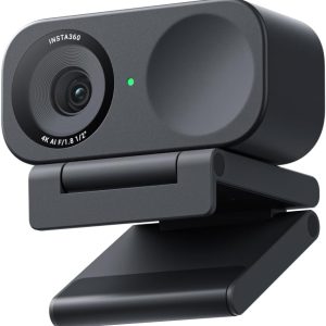 Insta360 Link 2 – Webcam 4K con IA, Cancelación de Ruido y Seguimiento Automático para Videollamadas