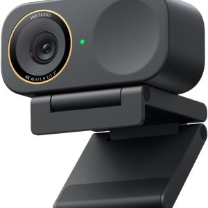 Insta360 Link 2 Pro – Webcam 4K Flagship con Sensor 1/1.3", Micrófonos Direccionales y IA para Streaming Profesional
