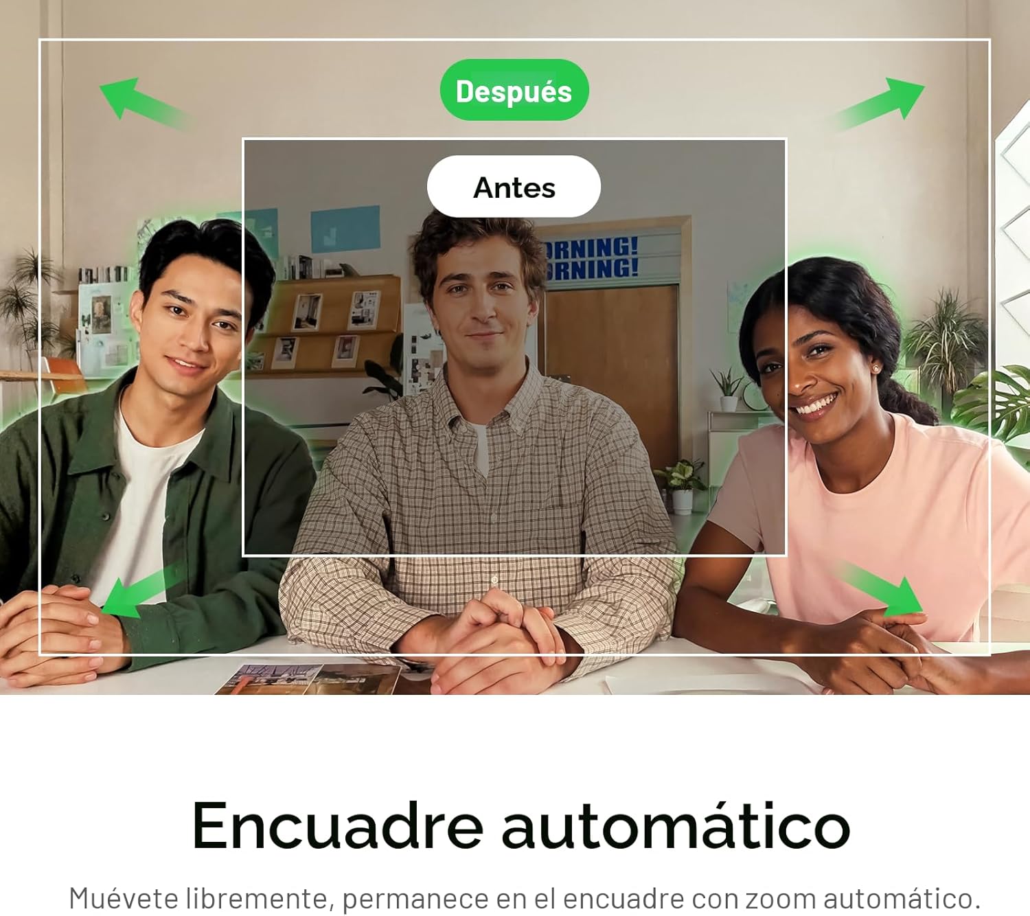 Insta360 Link 2 – Webcam 4K con IA, Cancelación de Ruido y Seguimiento Automático para Videollamadas - Imagen 6