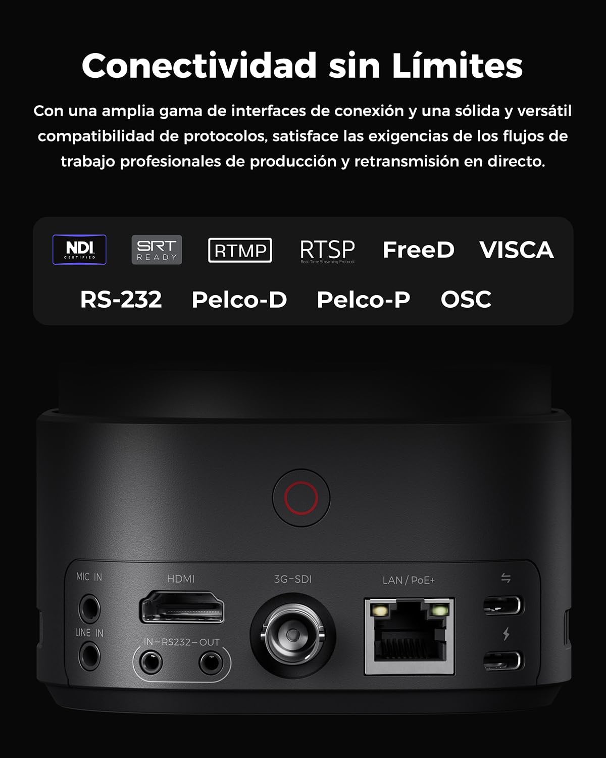 OBSBOT Tail 2: cámara PTZR 4K con IA para producción profesional - Imagen 5