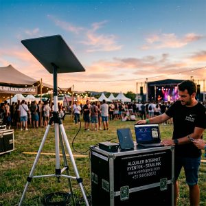 alquiler de antena starlink para eventos en peru vendoperu